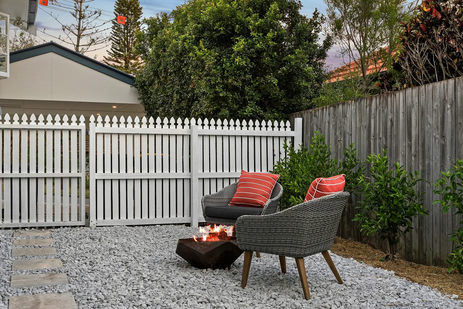 A firepit