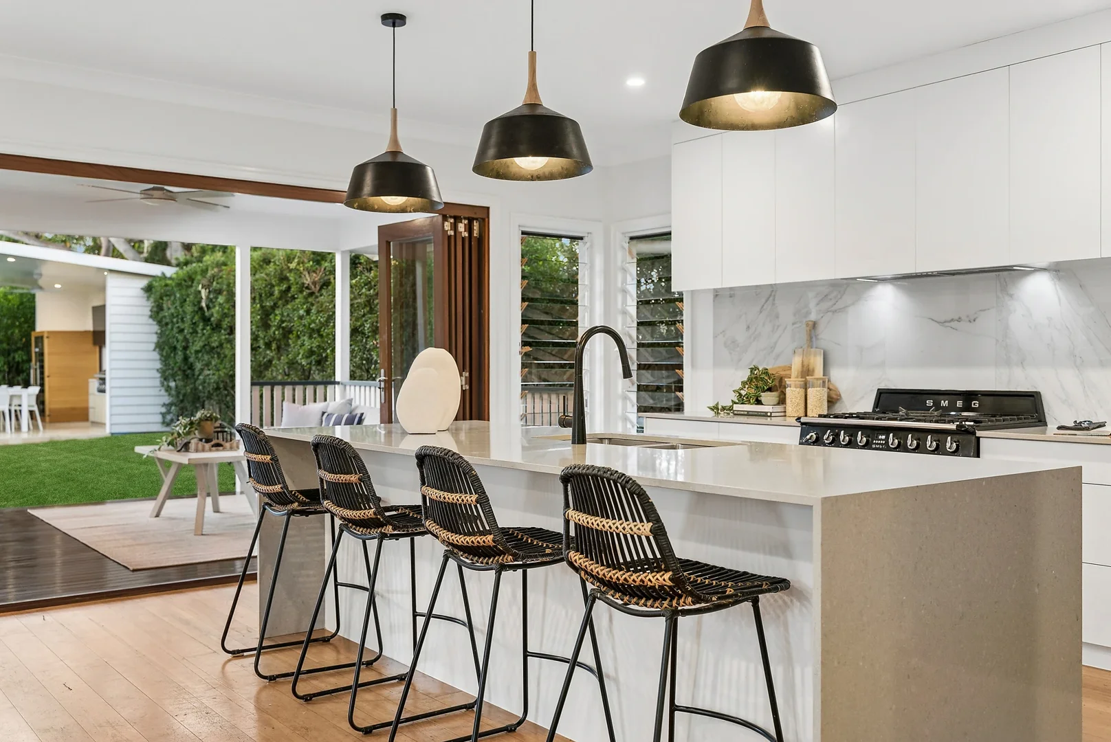 A kitchen.